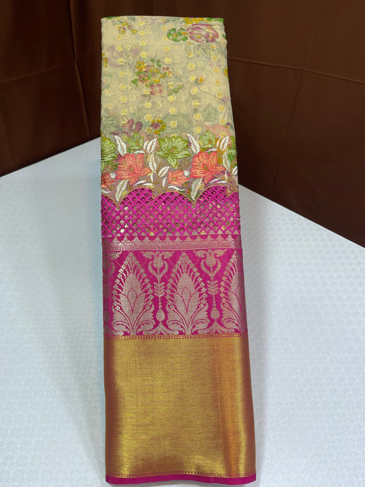 Organza cutwork