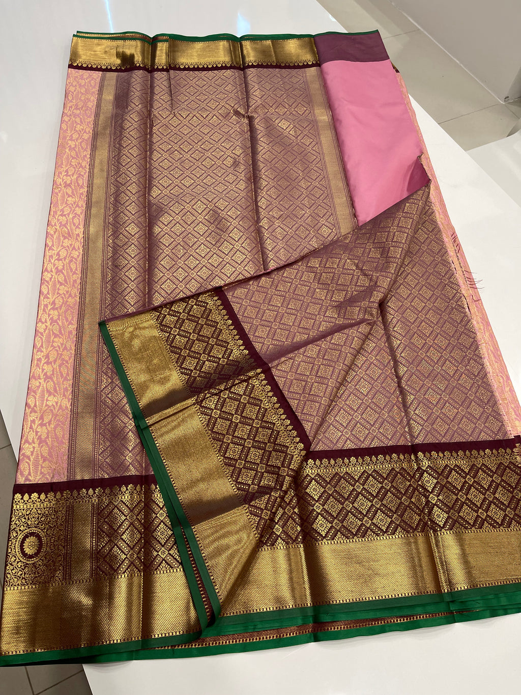 Raw kanchi silk