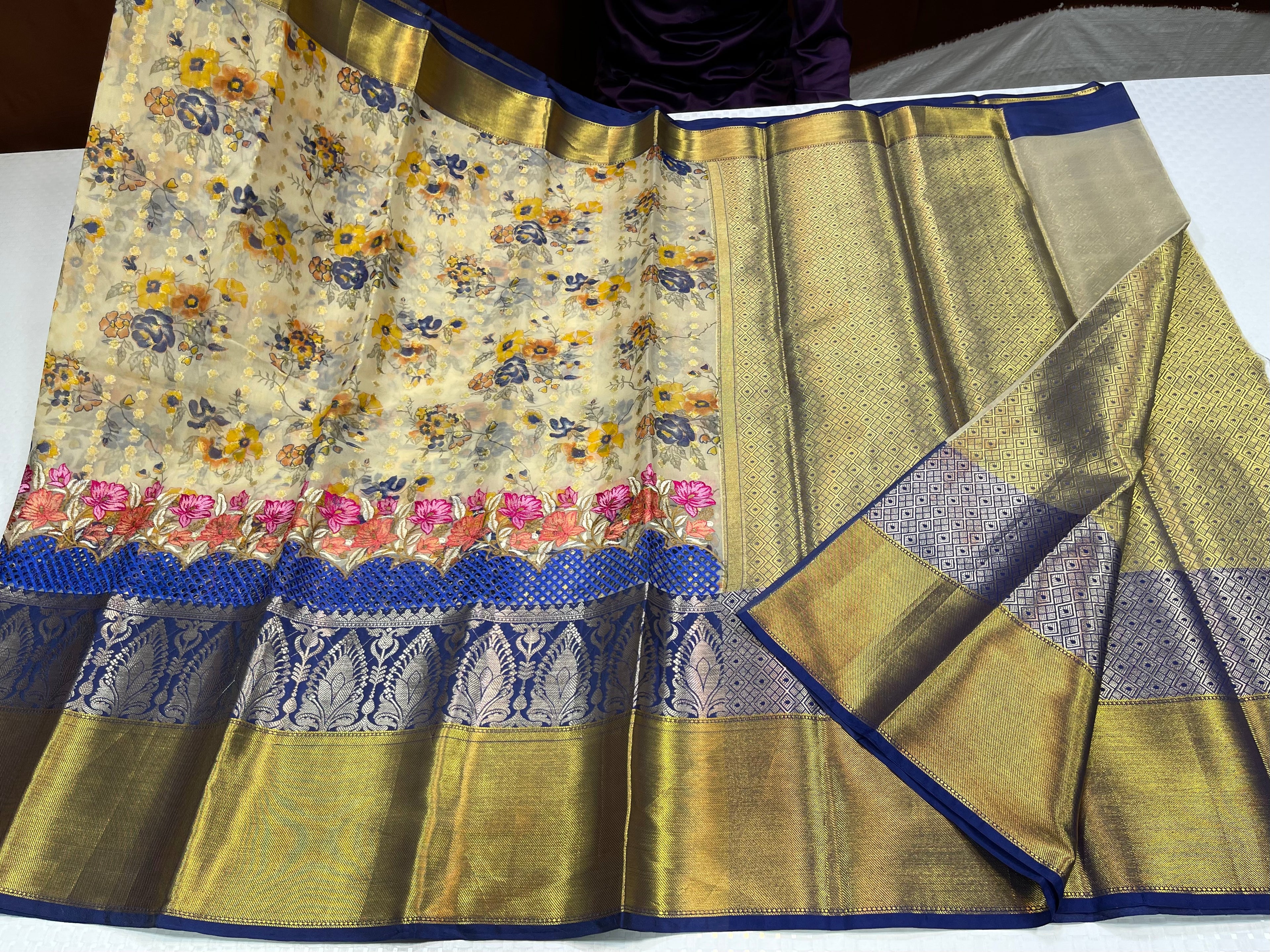 Organza cutwork