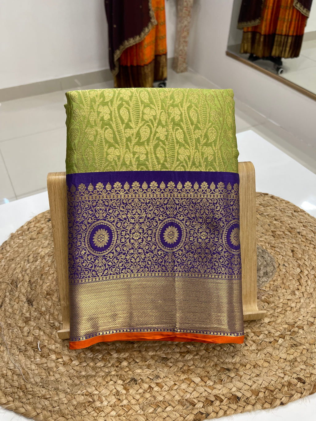 Raw kanchi silk