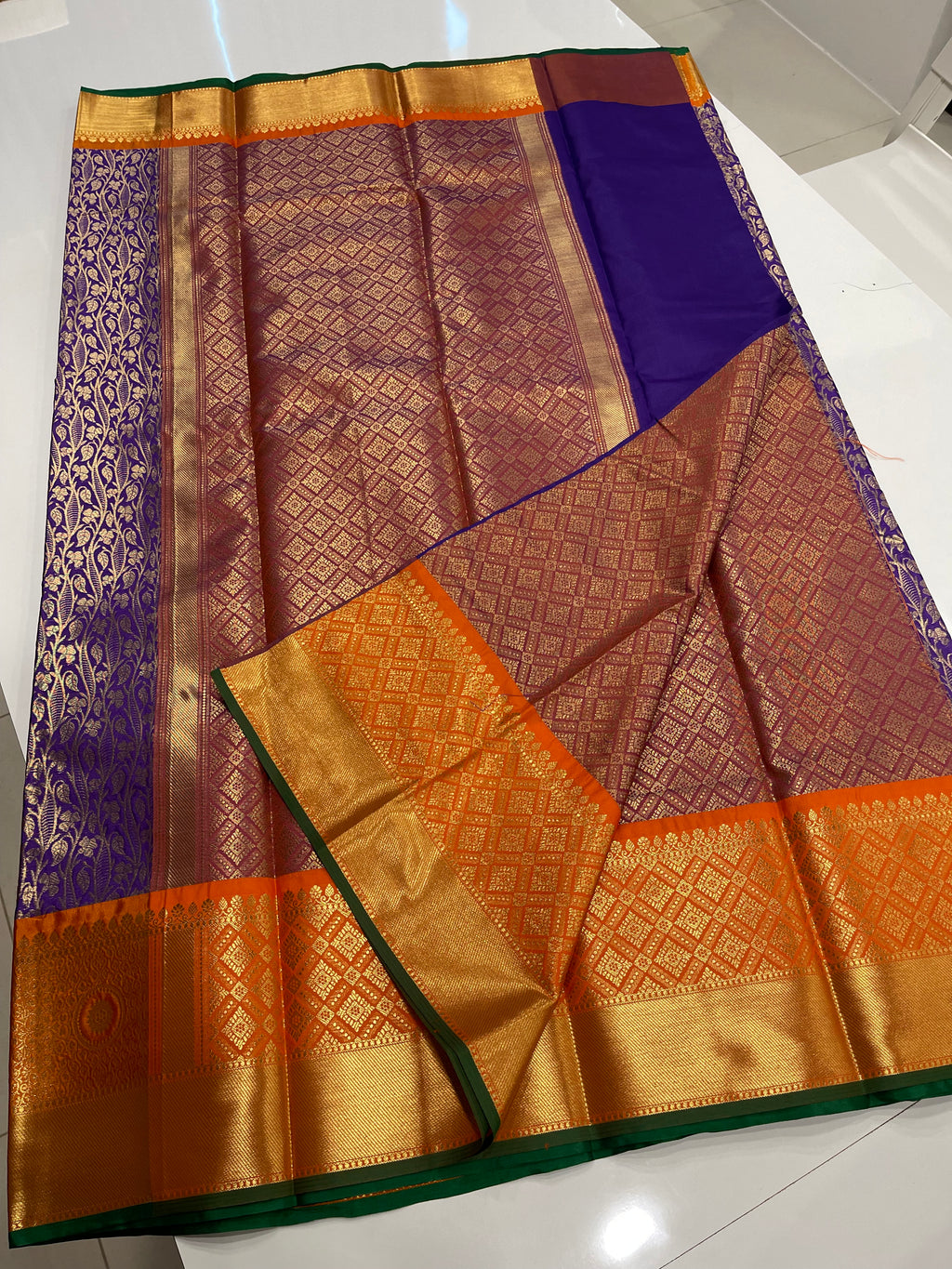 Raw kanchi silk