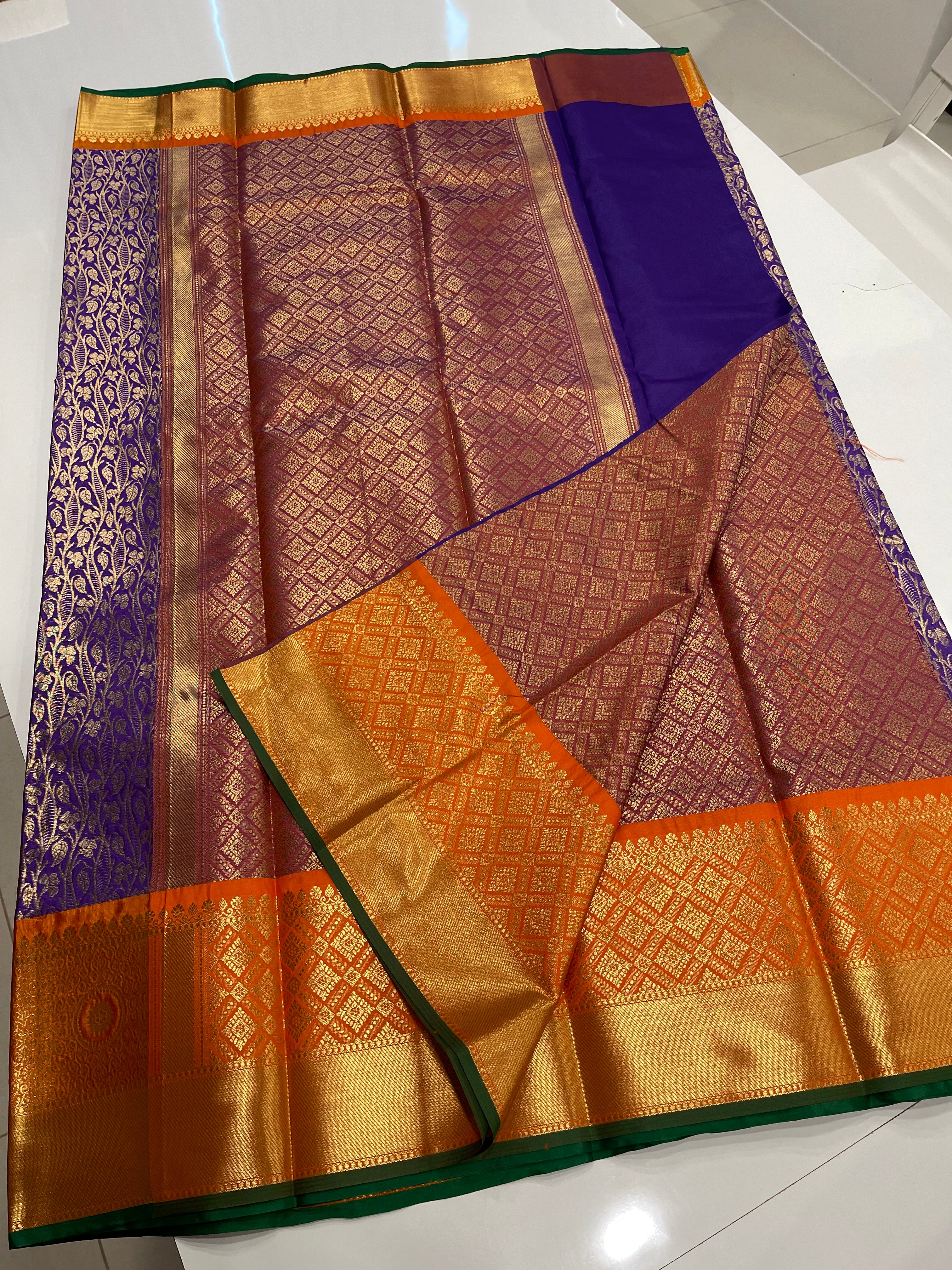 Raw kanchi silk