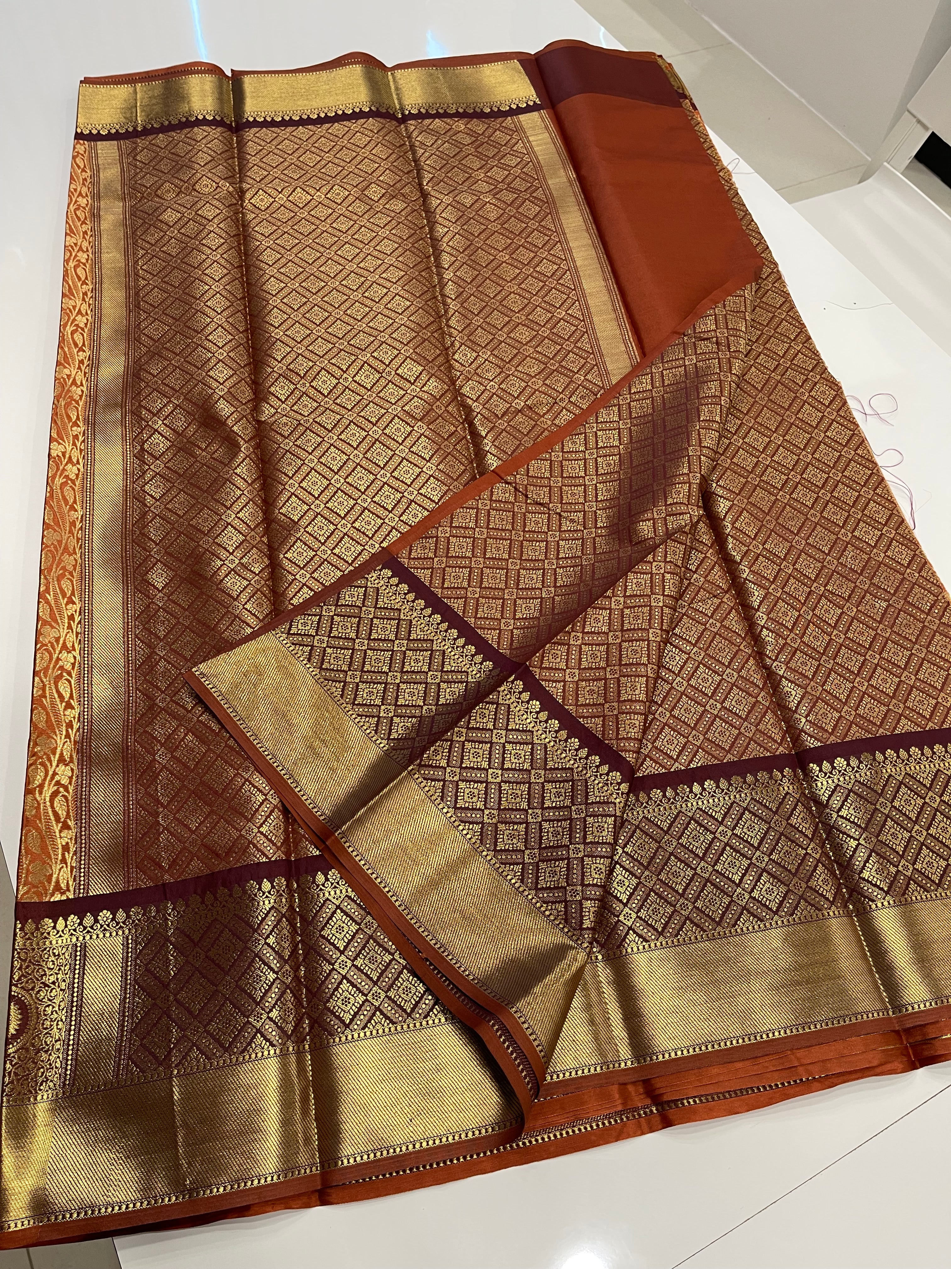 Raw kanchi silk