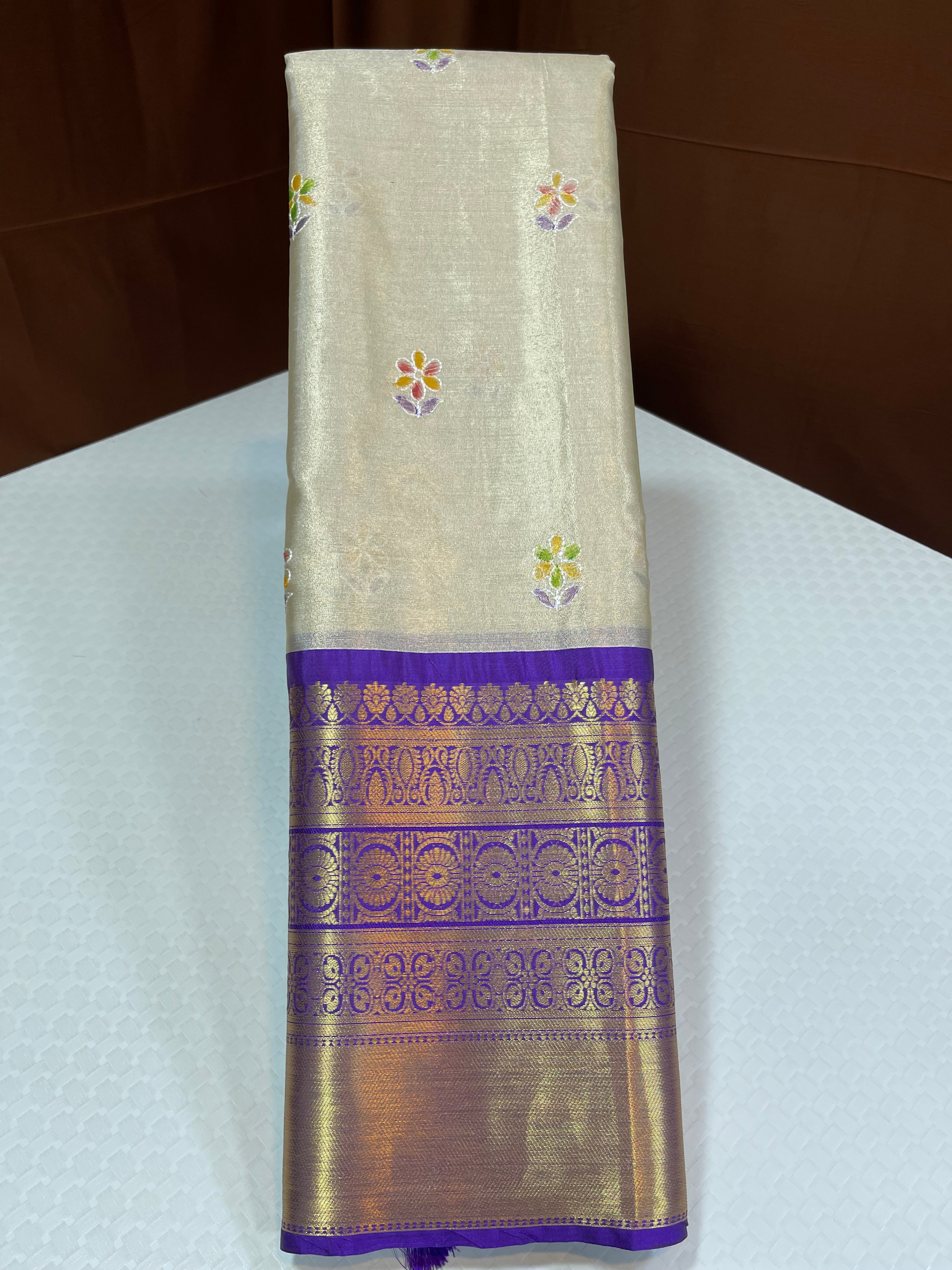 Chikankari hand paint