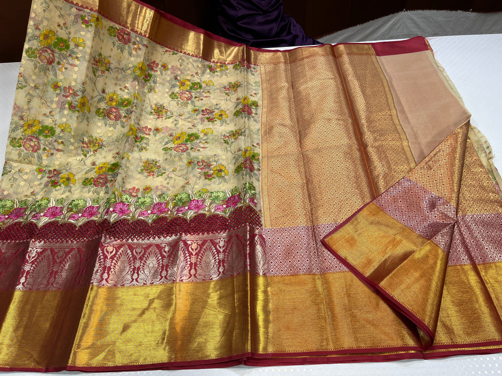 Cutwork organza