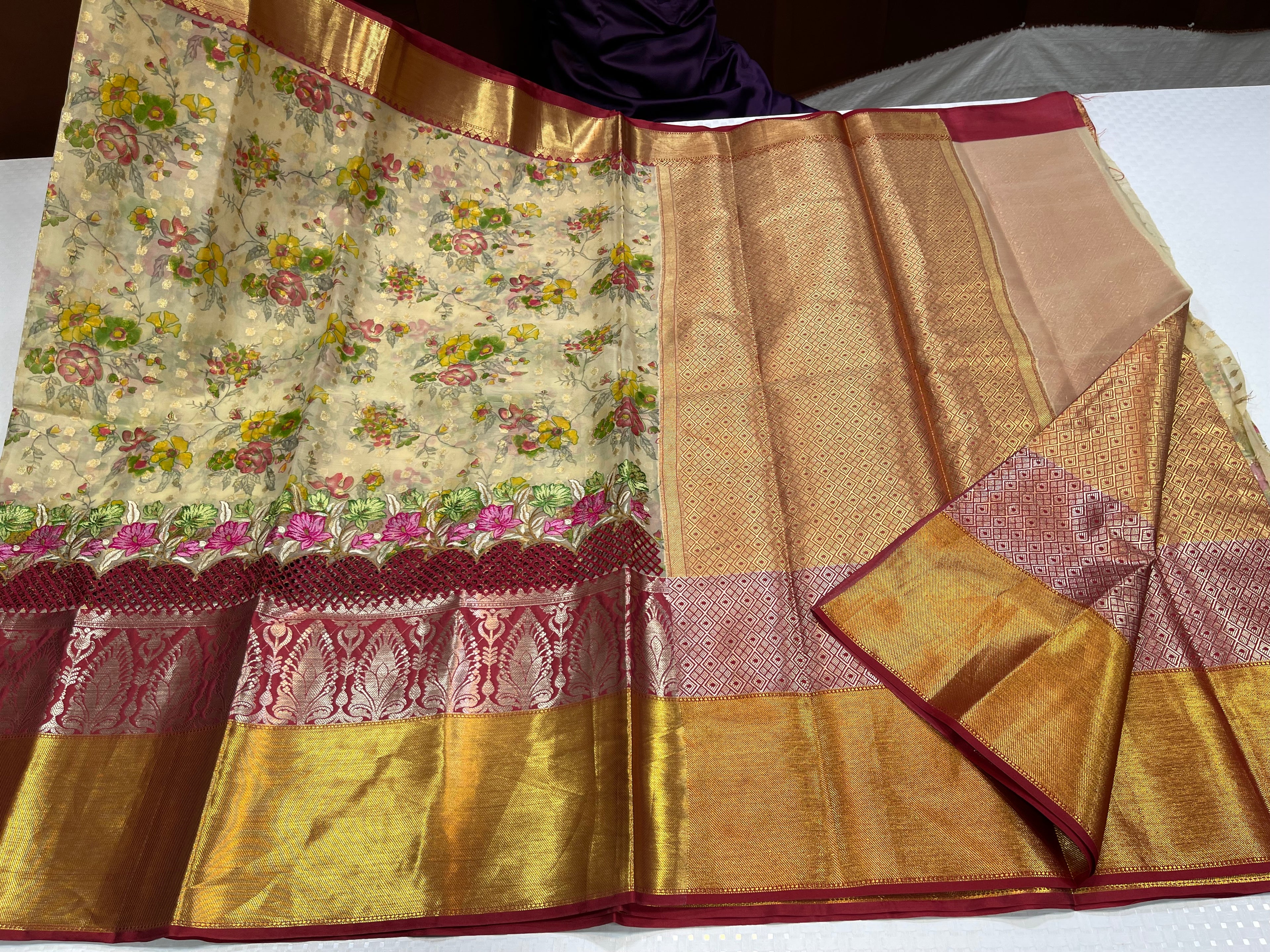 Cutwork organza