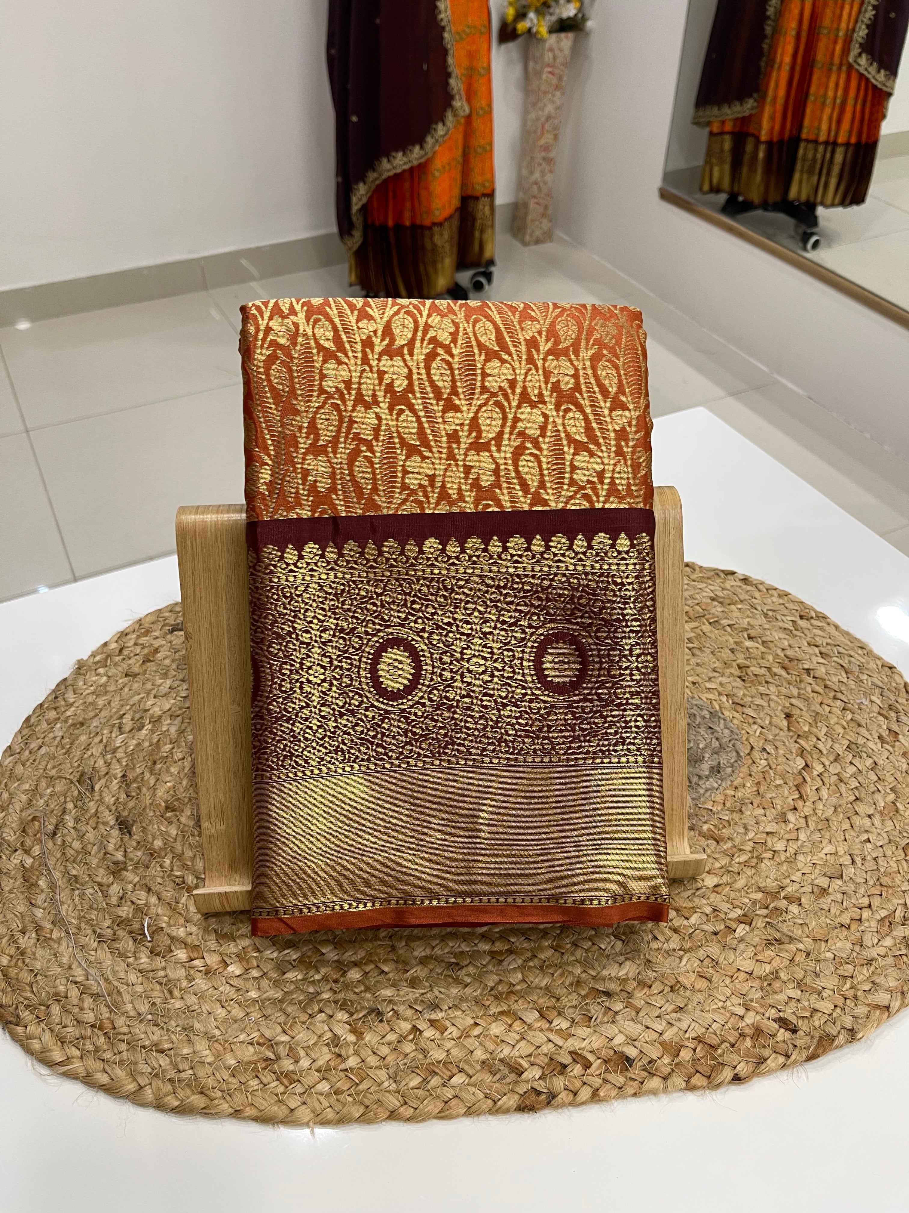 Raw kanchi silk