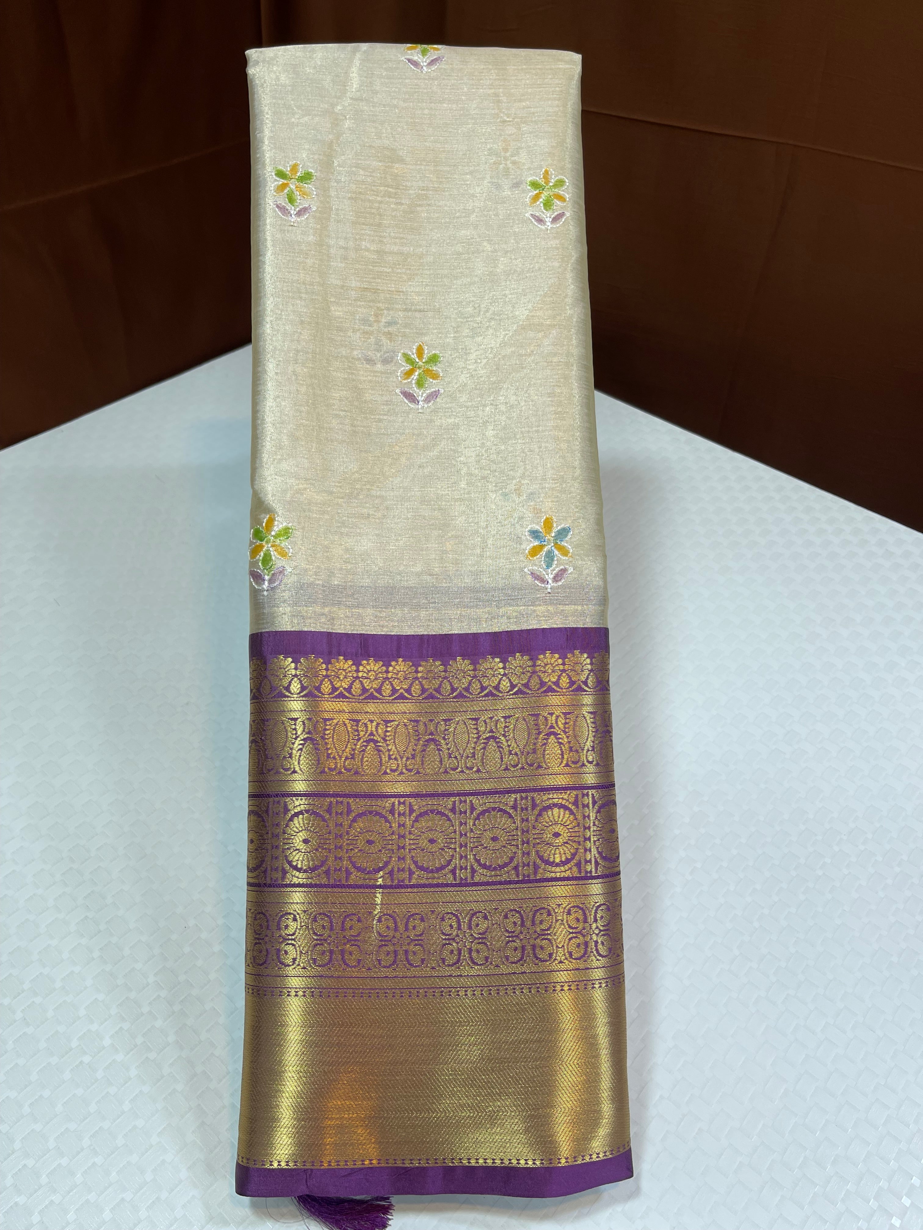 Chikankari hand paint