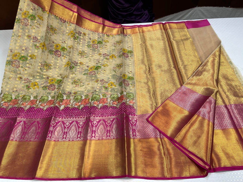 Organza cutwork