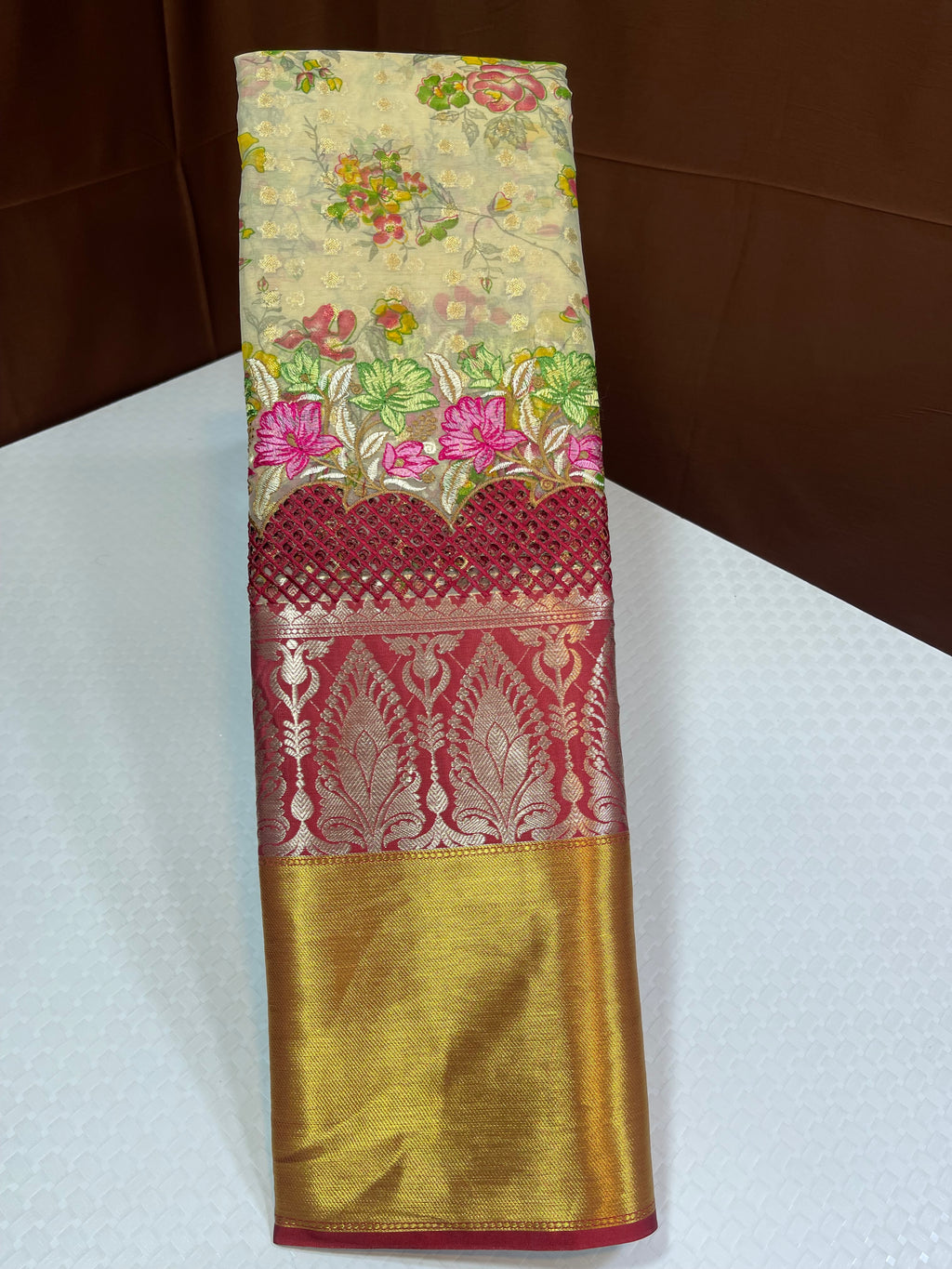 Cutwork organza